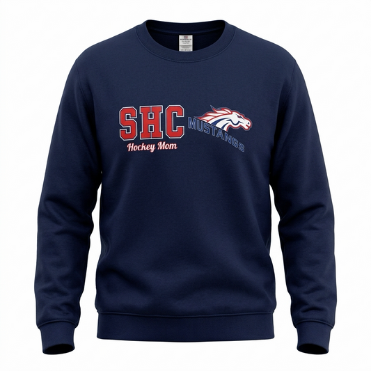 Gildan 18000 - SHC Hockey Mom - Mustangs Crewneck